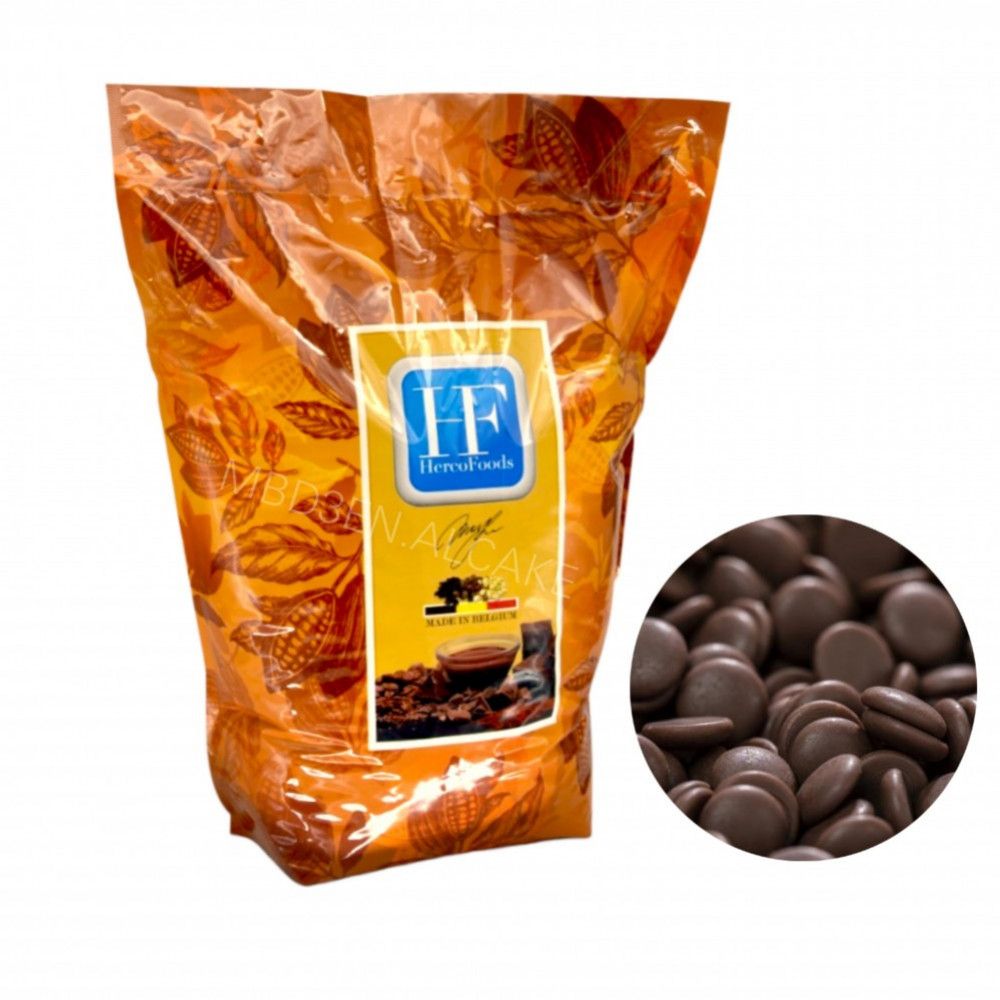 شوكولاتة حبيبات بني 35% بلجيكي هيركو 5 كجم × 2 كيس