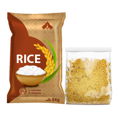 الأرز والمكرونة