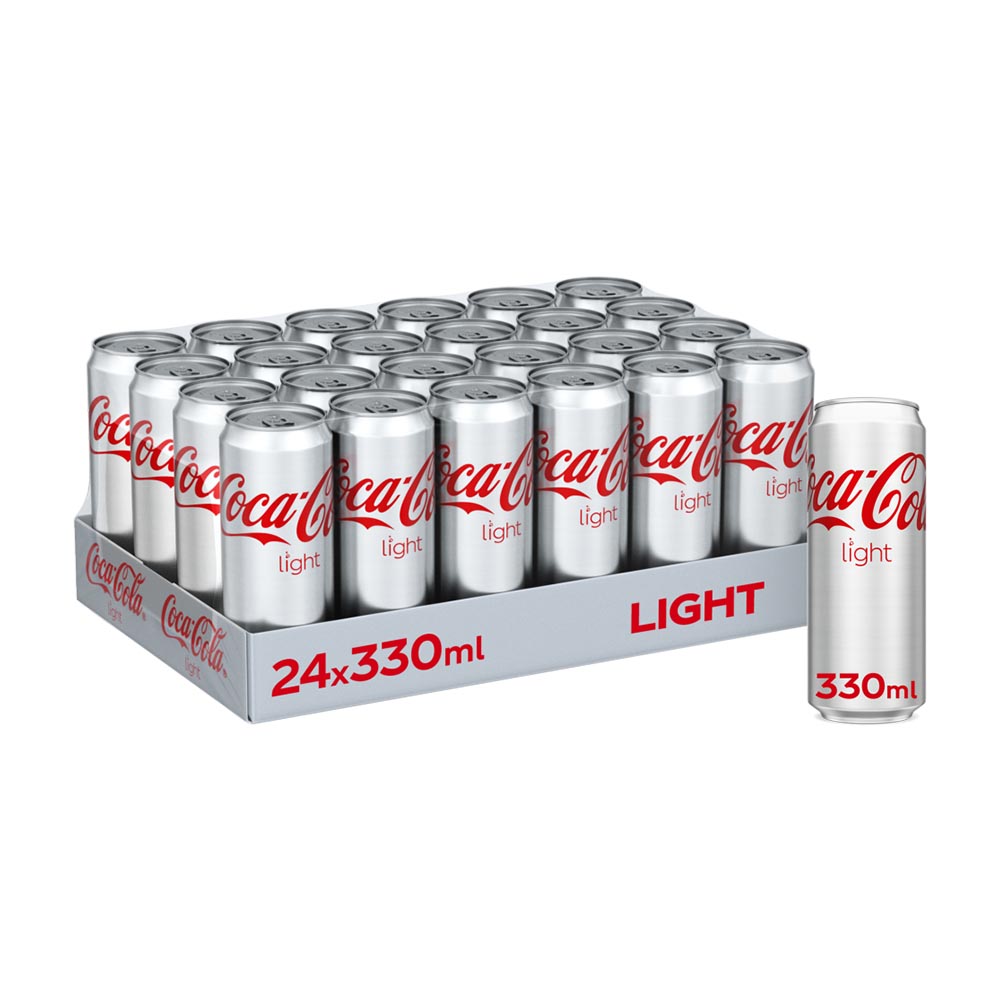 كوكا كولا لايت (علب) 250 مل × 24 حبة