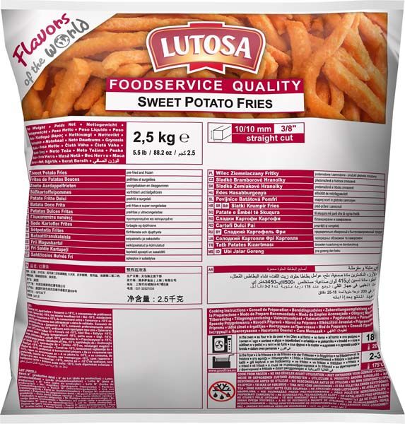 بطاطس حلوة لوتوسا 2.5 كجم × 4 كيس