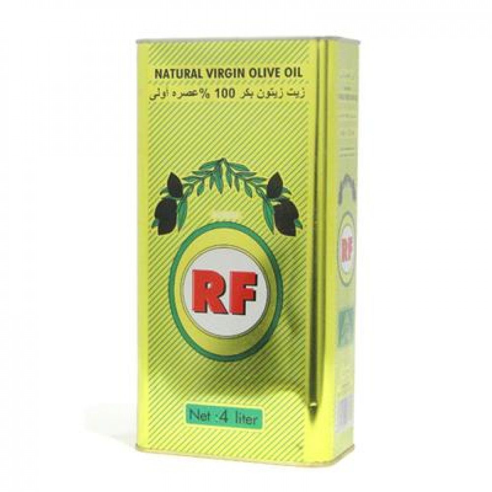 R.F زيت زيتون بكر عصرة أولى 4 لتر × 4 تنكات